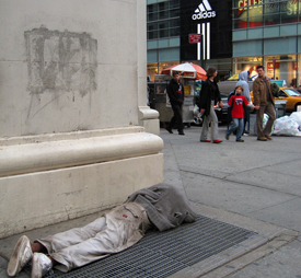 Homeless in US