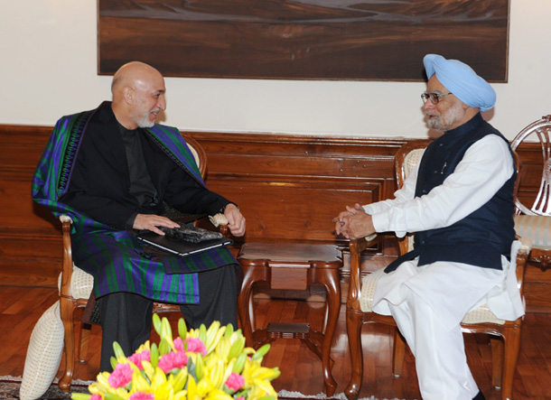 Hamid Karzai in India