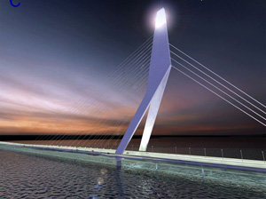 Delhi's Cable Bridge