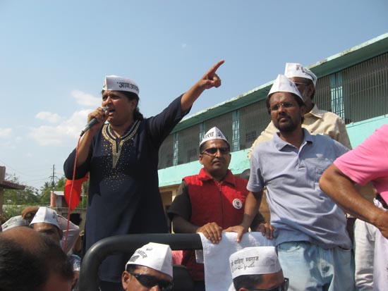 Anjali Damania in Malegaon