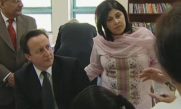 Cameron with Warsi