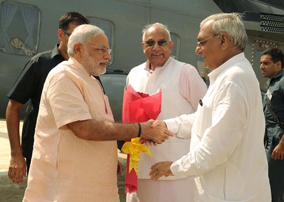 Hooda weelcomes Modi