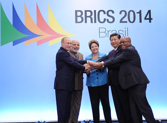 Modi at BRICS