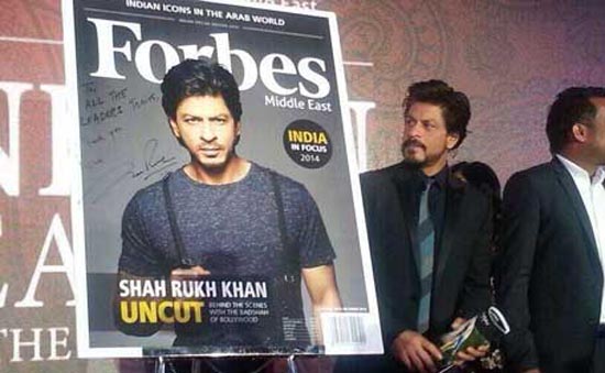SRK on Forbes Middle East