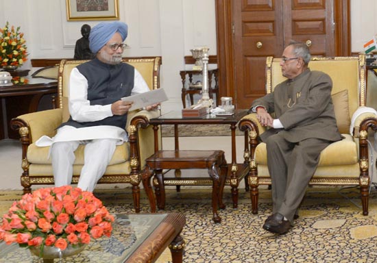 President with Manmohan