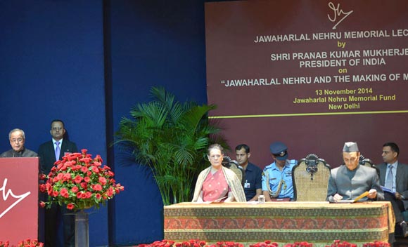 Pranab Nehru memorial lecture