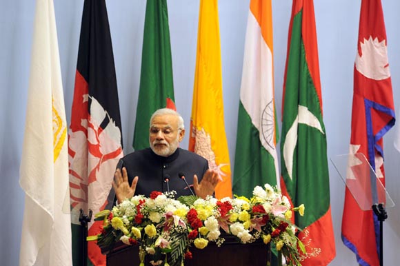 Modi at SAARC
