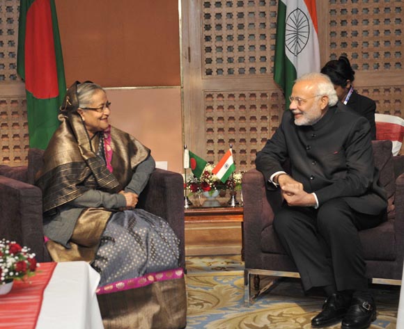 Modi with Hasina