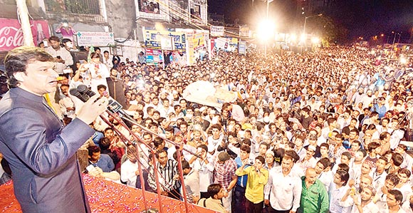 Akbar Owaisi in Jogeshwari