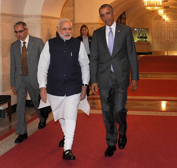 Modi Obama meet