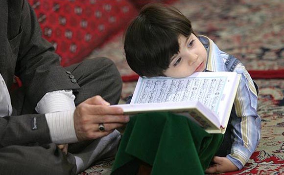 Child and Quran