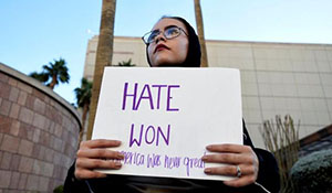 Protest against Trump