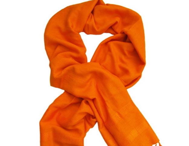 Saffron shawl