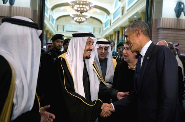 Obama with Salman