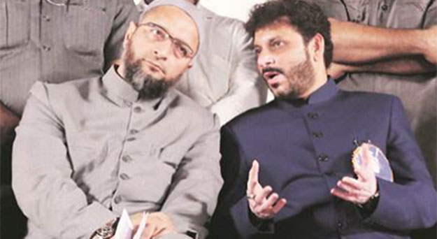 Owaisi with Waris Pathan