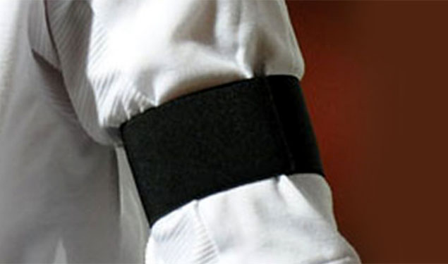 Eid with black bands