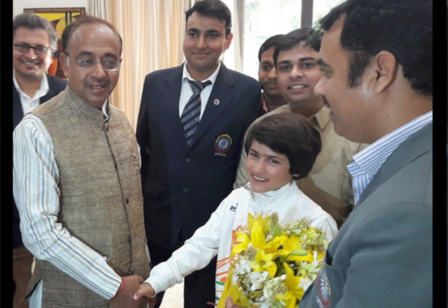 Tajamul Islam with Vijay Goel