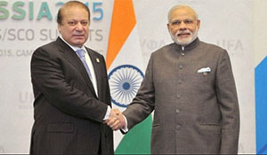 Modi with Nawaz