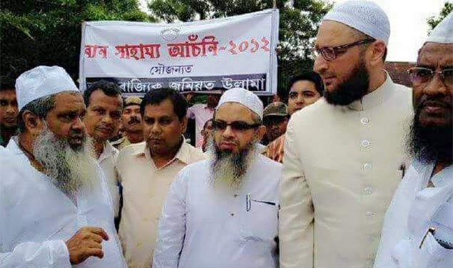 Mahmood Madani with Owaisi