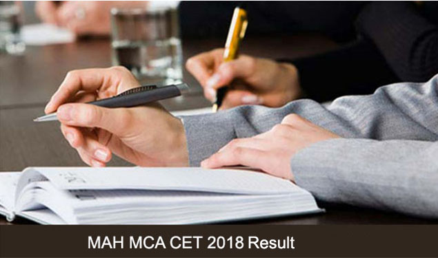 MCA CET Result 2018