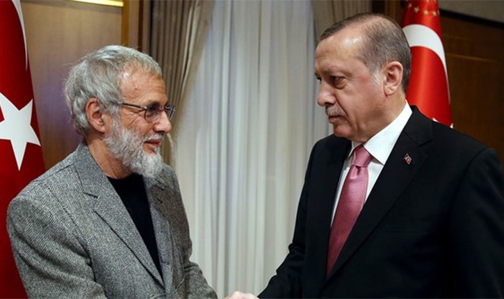 Yusuf Islam with Tayyip Erdogan