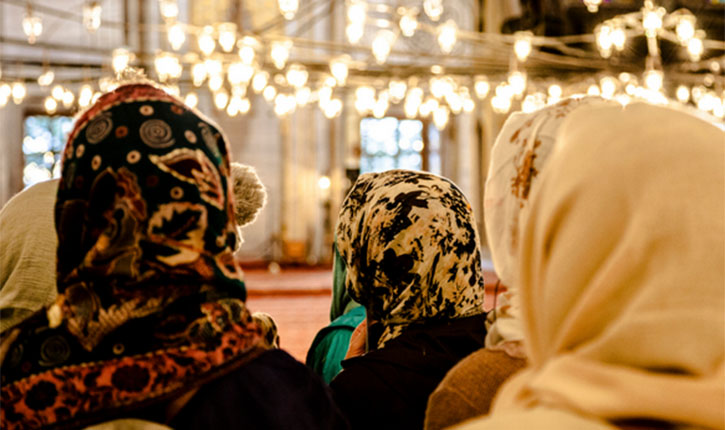 Muslim Women Worship In Mosques