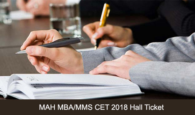 MAH MBA/MMS CET 2018 Admit Card