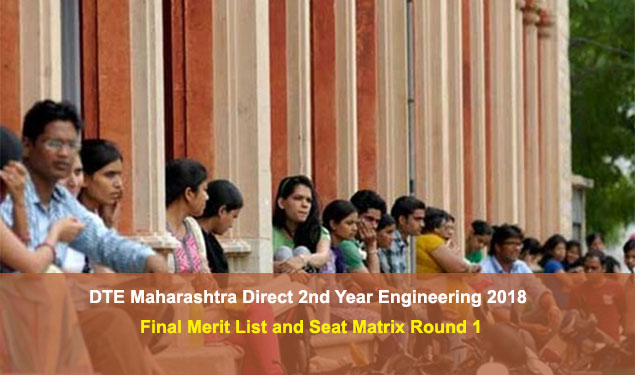 DTE Maha Direct 2nd Year Engineering Final Merit List