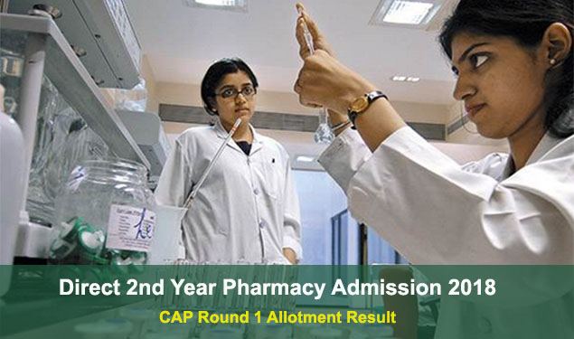 DTE Maharashtra Pharmacy Direct 2nd Year Allotment Round 1