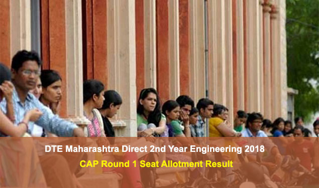 DTE Maharashtra Direct 2nd Year Engineering Round 1 Result