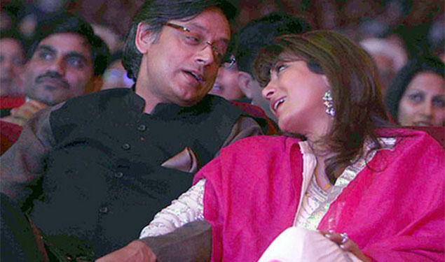 Shashi Tharoor Sunanda Pushkar