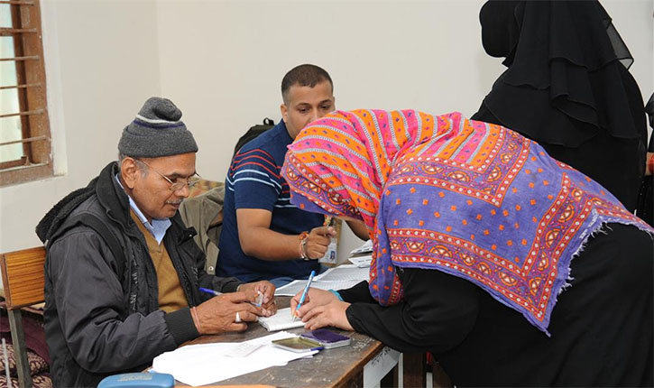 MP 2018 Poll Percent