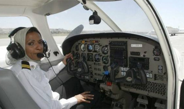 Saudi Woman Pilot