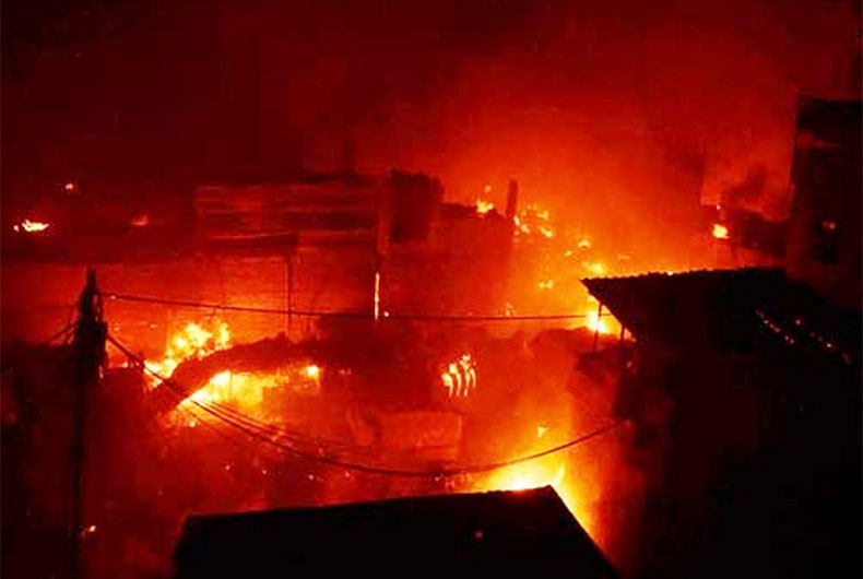Delhi Market Fire