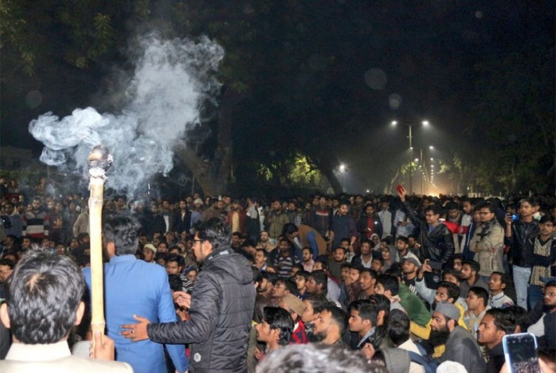 AMU students missing after police action