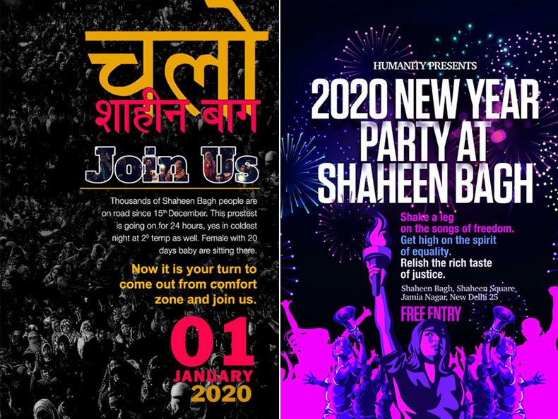 Shaheen Bagh New Year Party