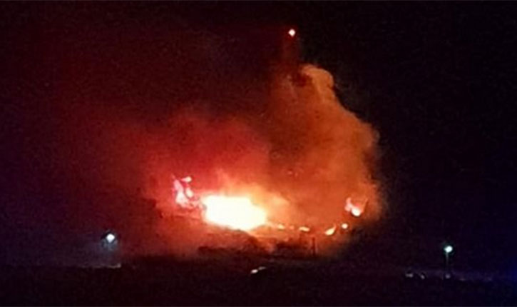Madrasa set on Fire