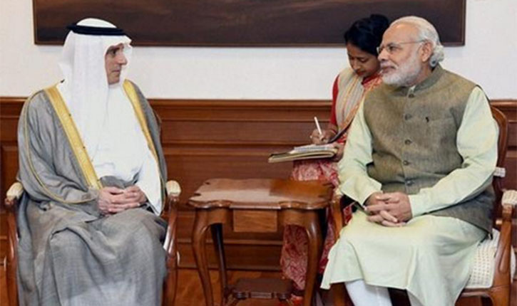 Adel al Jubeir with Modi