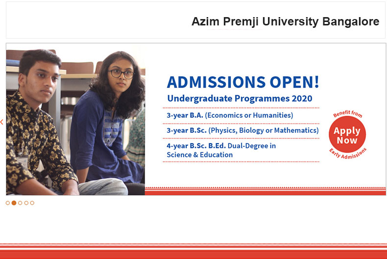 Azaim Premji University Admission 2020