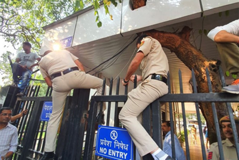 Delhi Police Protest
