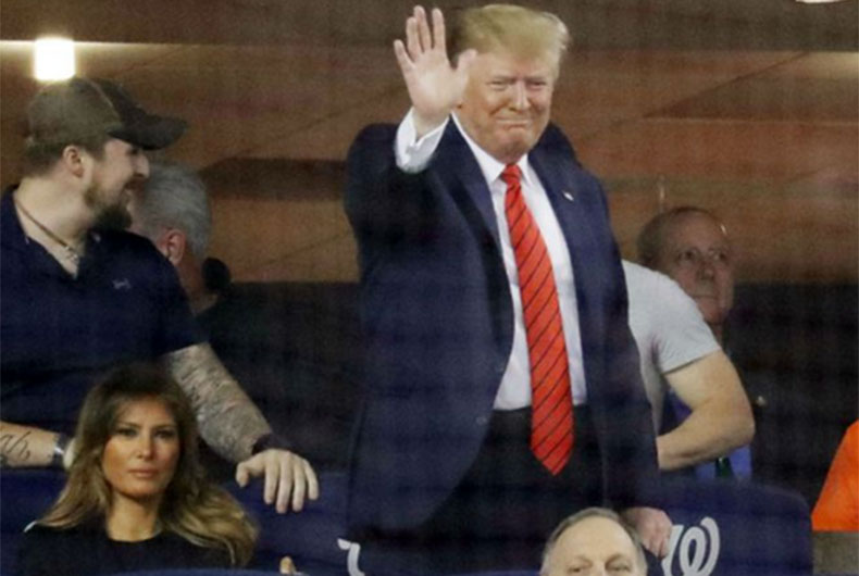 Trump at Nationals Park