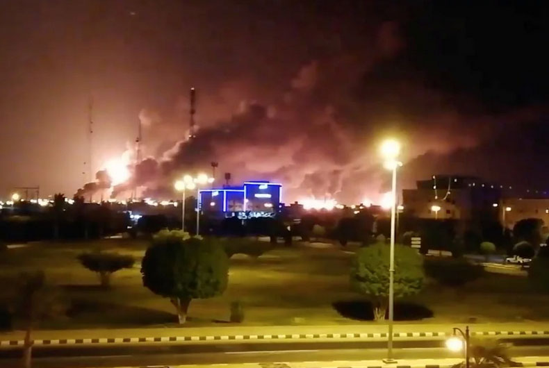 Houthi Attack on Saudi Oil Fields