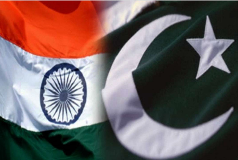 India on Pakistan Map