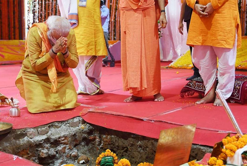 Modi Bhoomi Pujan