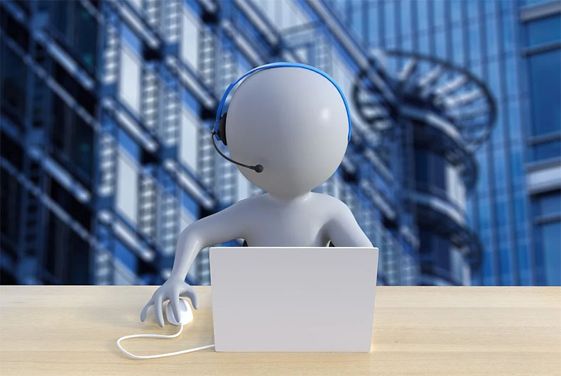 Fake call centre