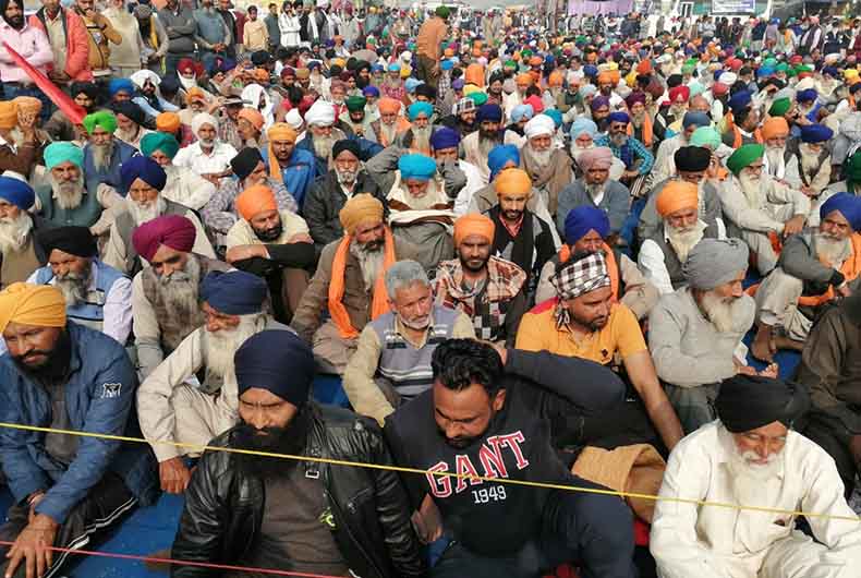 Farmers protest today