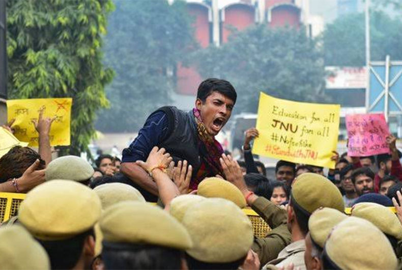 When JNU was shut