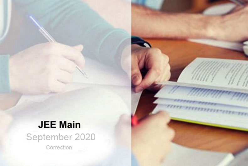 JEE Main Correction