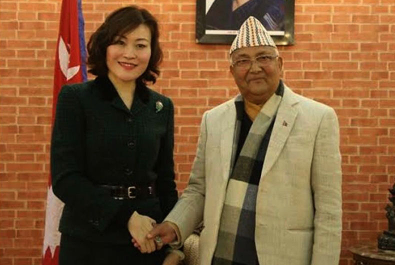 Chinese Envoy in Nepal