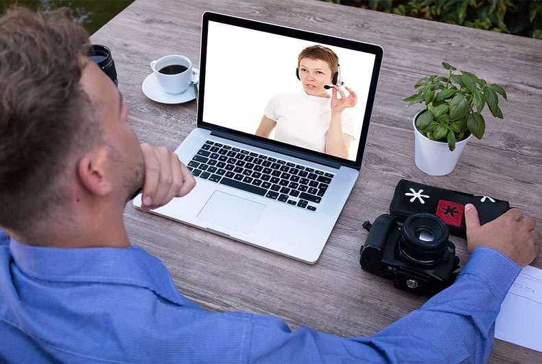 Person's Gaze during Video conferencing